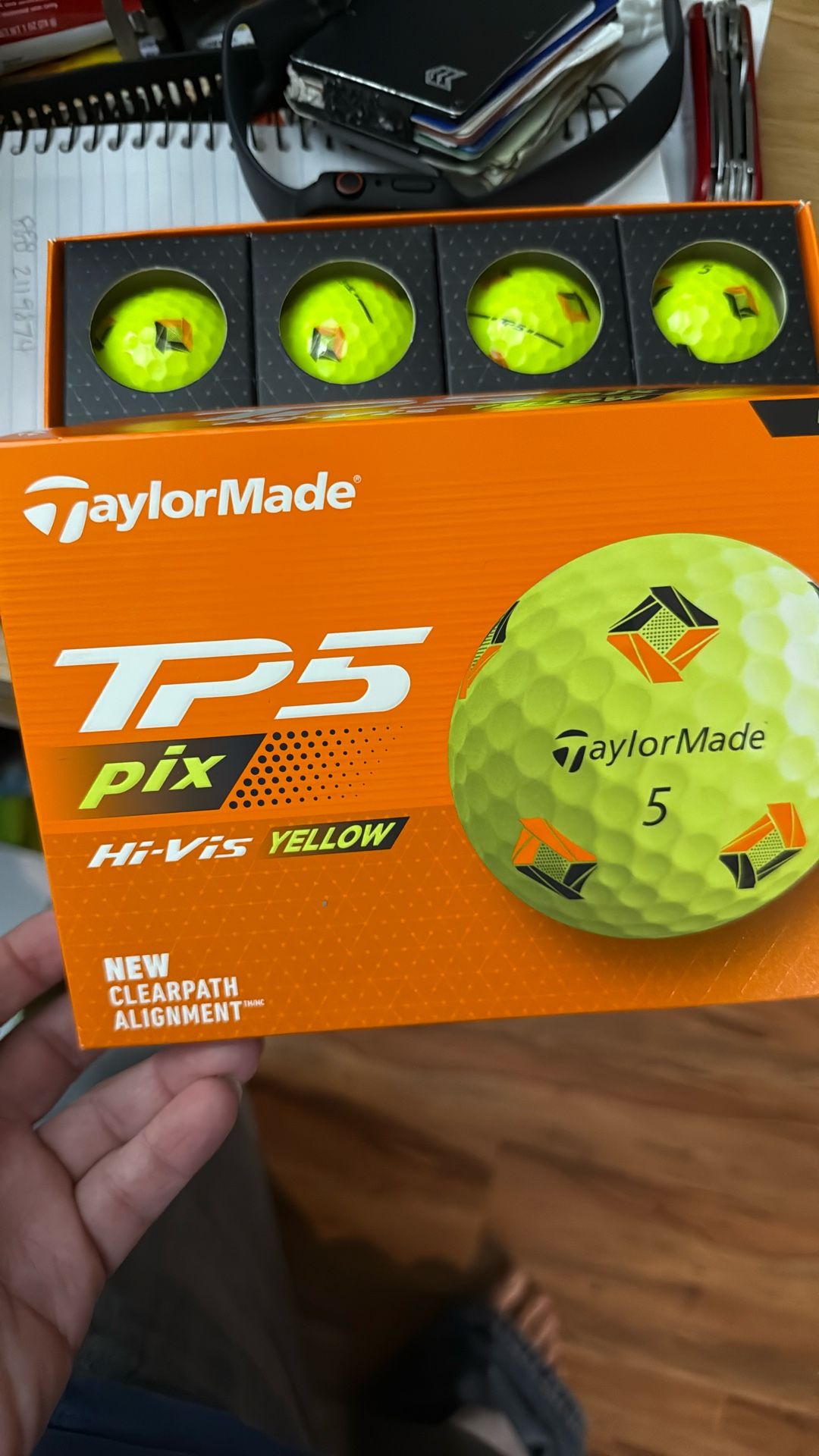 TP5 Pix Golf Balls Yellow