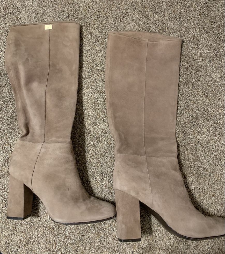 Diane von Furstenberg (DVF) Suede Boots – Size 10