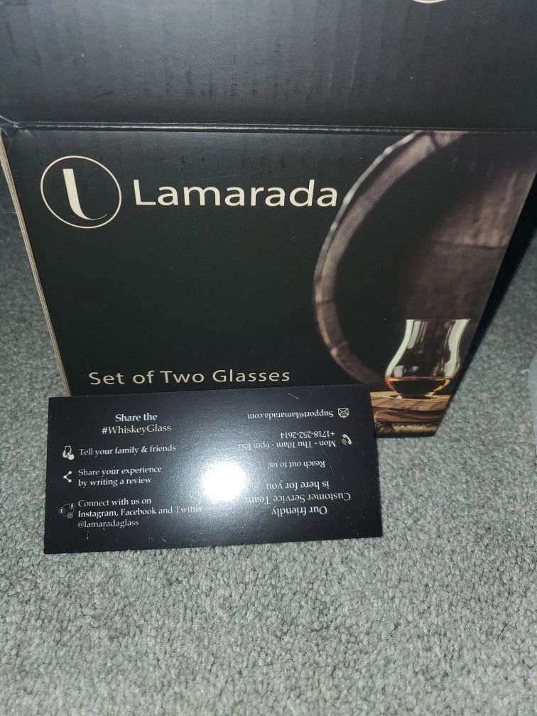 2 Brand New Whiskey Glasses