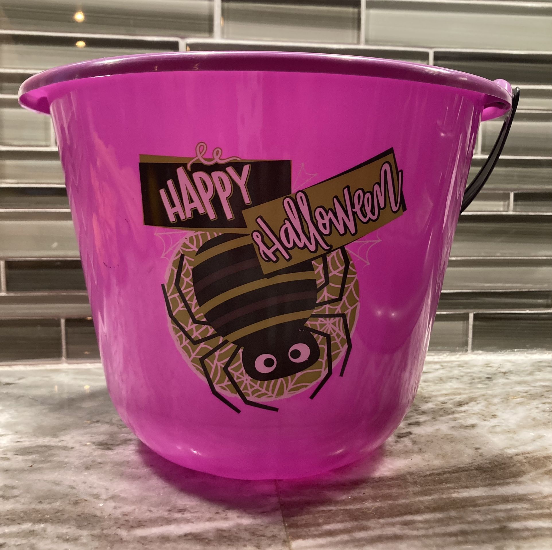 Halloween Trick Or Treating Bucket