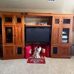 FREE Wood entertainment center