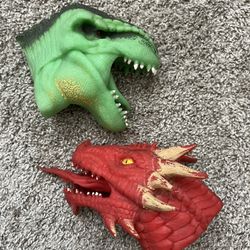 Hand Puppets (Dragon & Dinosaur)