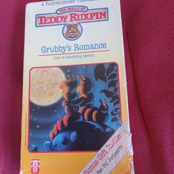 Vintage Teddy Ruxpin VHS Movie