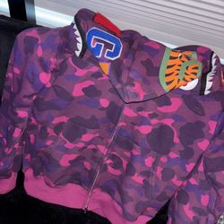PURPLE BAPE HOODIE