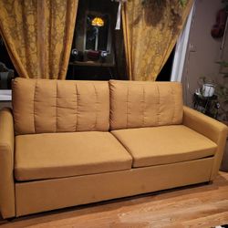 Mayfair Mustard Colored Hideabed