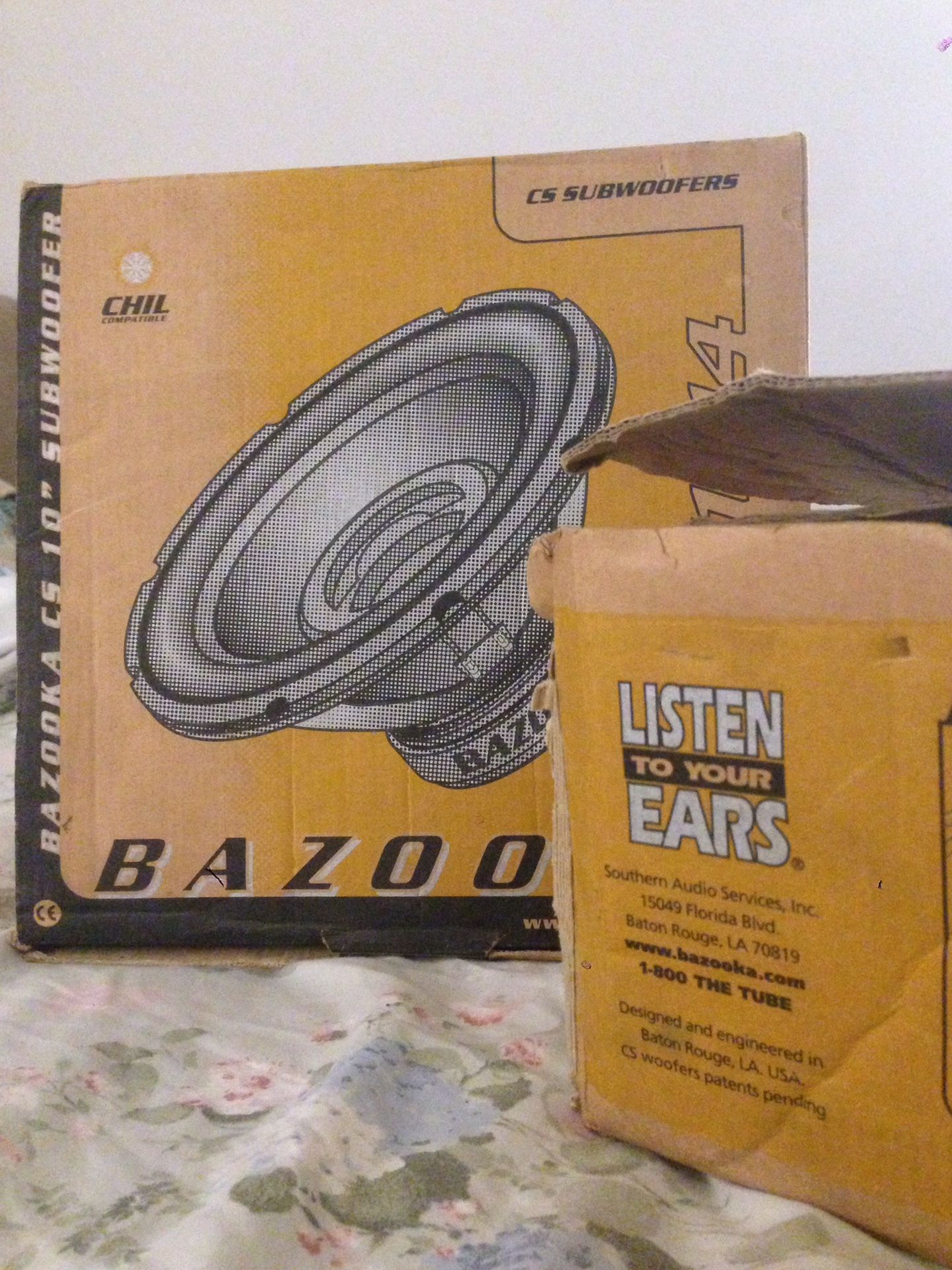 Bazooka 'liquid chil' CSW1014 10" subwoofer