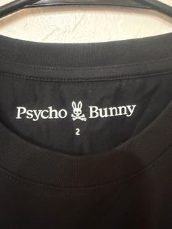Psycho Bunny Black T-Shirt Size 2