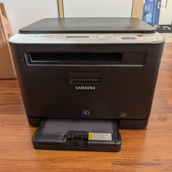 Samsung CLX-3185 Color Laser Printer + NIB Toner Cartridges 