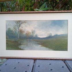 Original Watercolor Painting By George Howell Gay