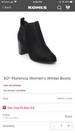 Black Womens Booties Boots