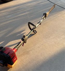 Gas-Powered Long Reach Pole Hedge Trimmer
