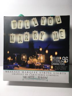 Message Marquee String Lights (96 Letters)