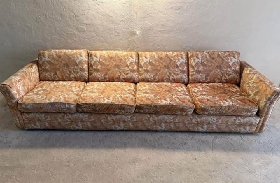 Mid Century Clean Free Large Couch