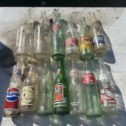 Vintage Soda And Federal Non Reuse Bottles 