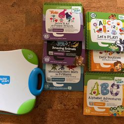 Leap Frog + 6 Activity books