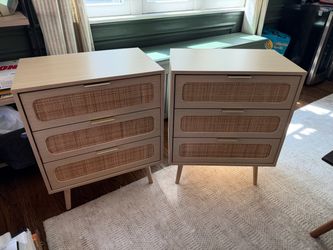 Harmony-Ellie 3 Drawer Nightstand-2 Matching