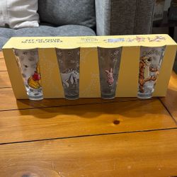 4 Winnie The Pooh Glass Set