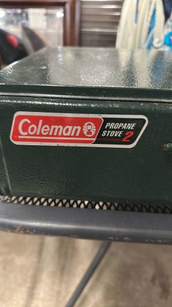 Coleman 2 burner stove.