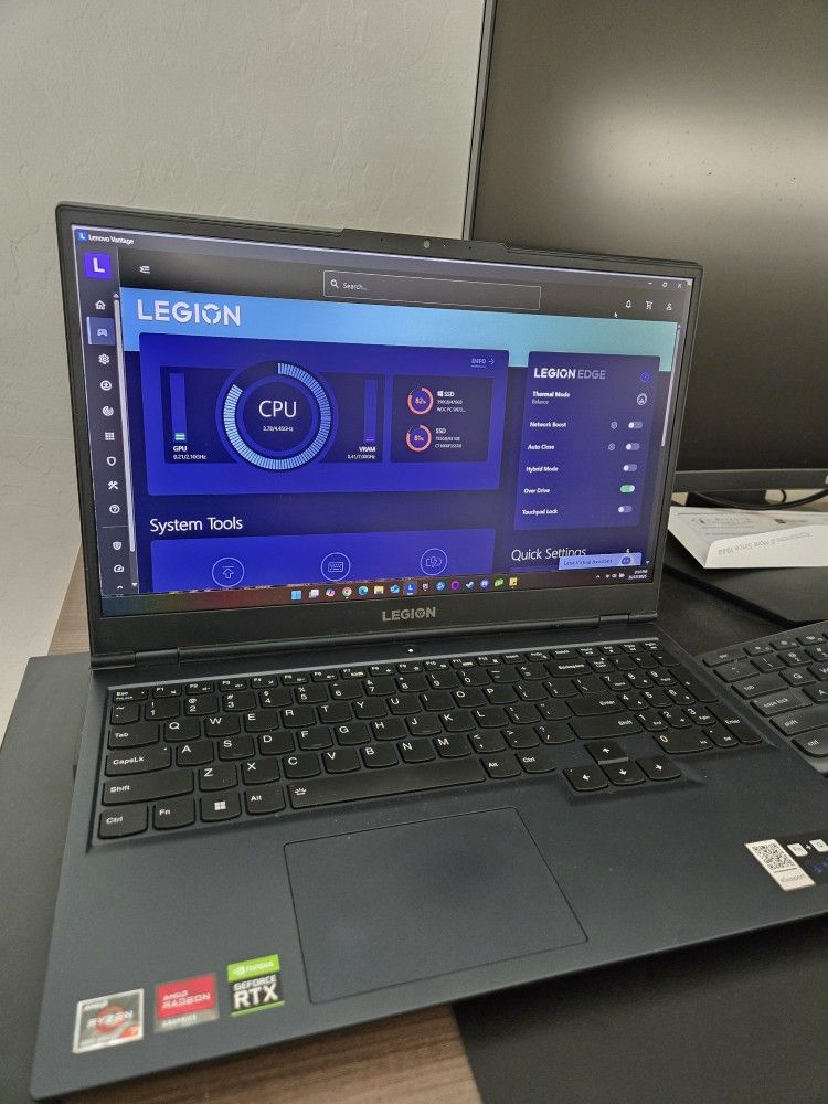 Lenovo Legion 15ACH6H gaming laptop