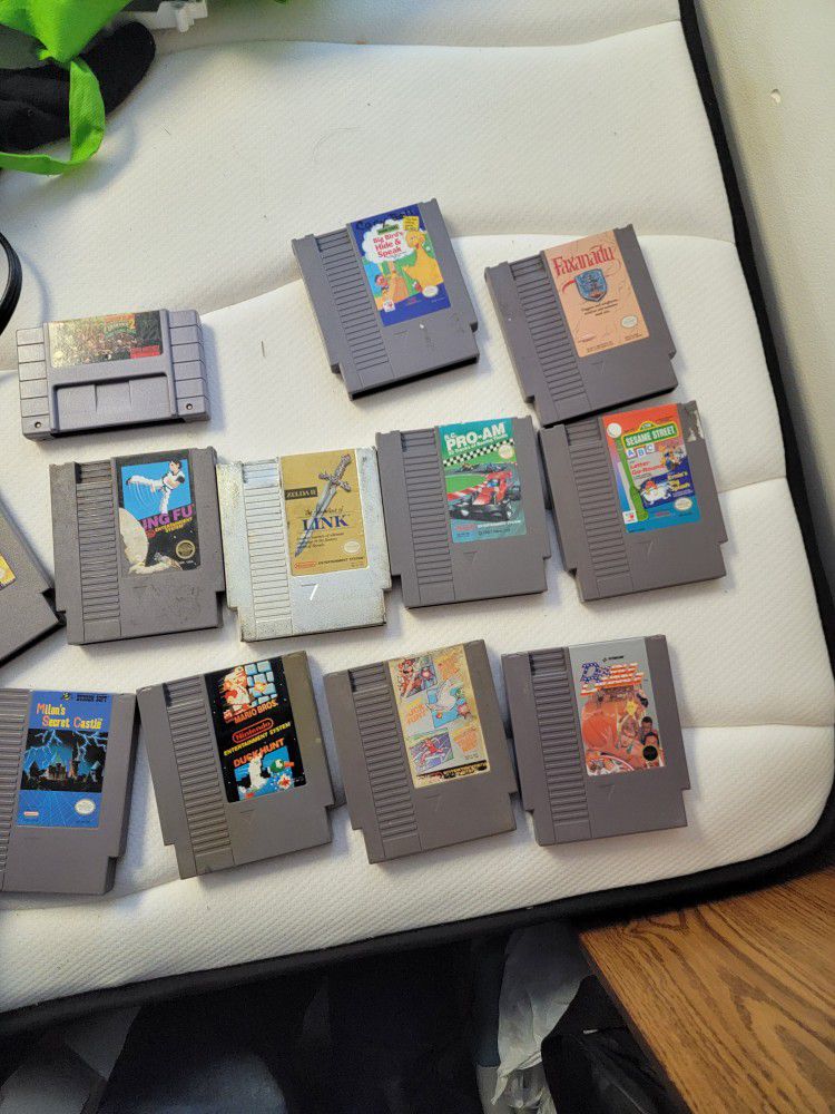 Nintendo And Super Nintendo Cartiages And Game System  100 Obo 