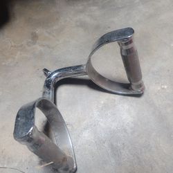 tricep V-bar with D-handles