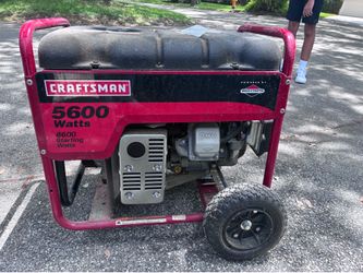 Craftsman 5600 Generator