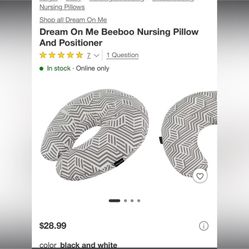 Dream On Me Beeboo Nursing Pillow And Positioner