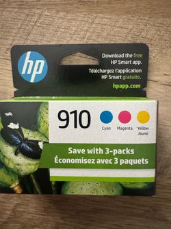 HP 910 Cyan, Magenta & Yellow Ink Cartridges #inkjet #gaming  HP 910, 3 pack color ink. New   It’s available as long as you can see it