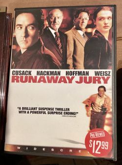 RUNAWAY JURY DVD WITH DELETED SCENES+BEHIND THE SCENES WIDESCREEN