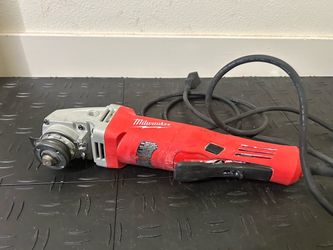Milwaukee 11 Amp Corded 4-1/2 in. Small Angle Grinder with Lock-On Paddle Switch
