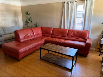 Italian leather sofa sectional couch FREE DELIVERY