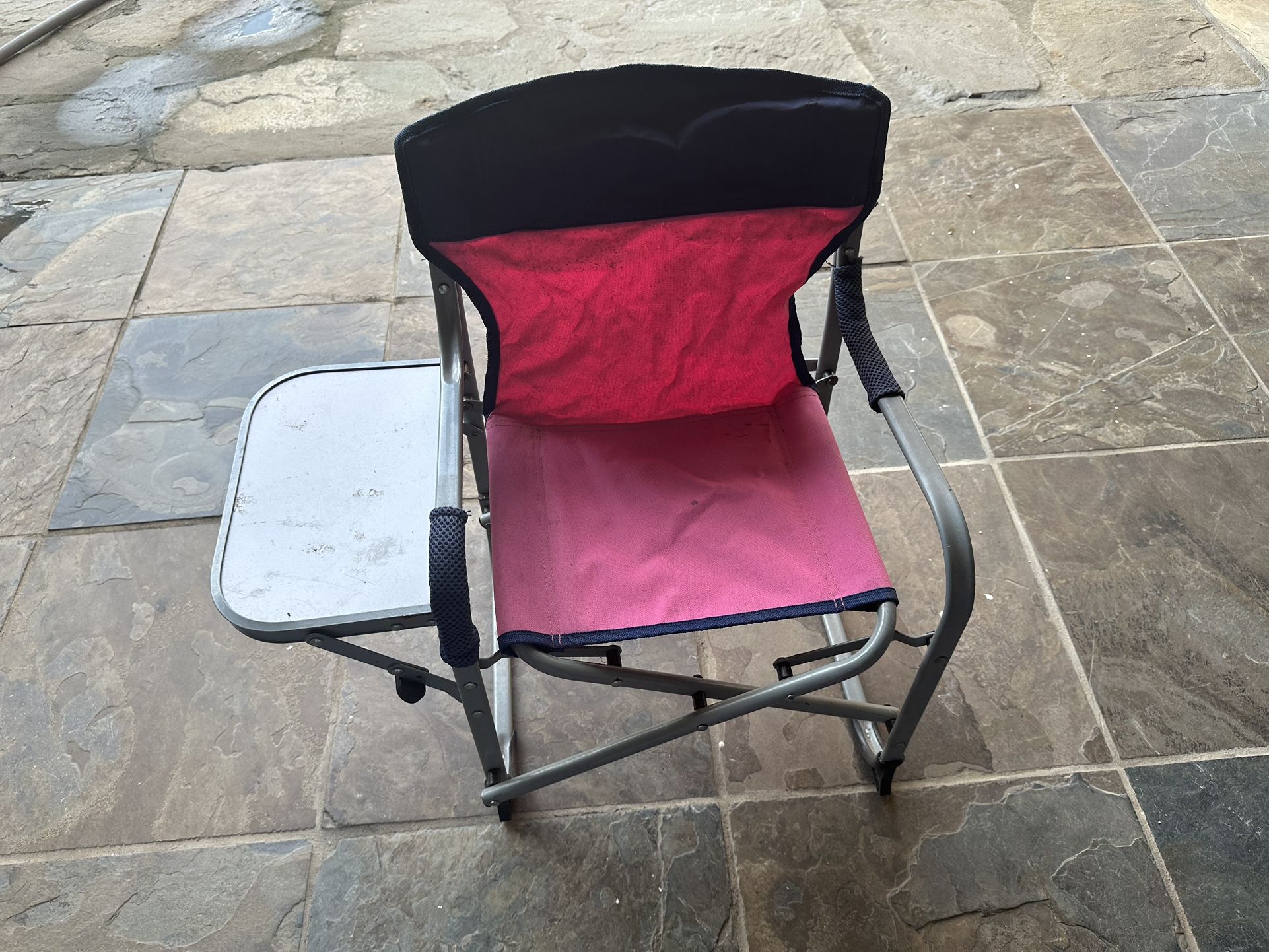 Child’s Chair Foldable With Side Table