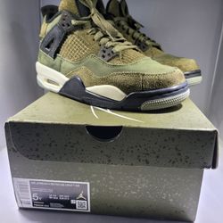 AIR JORDAN 4 RETRO SE CRAFT OLIVE GREEN