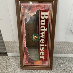 Budweiser Bar Mirror 