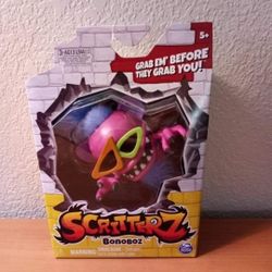 SCRITTERZ, BONOBOZ Interactive Collectible Jungle Creature Toy - NEW in BOX