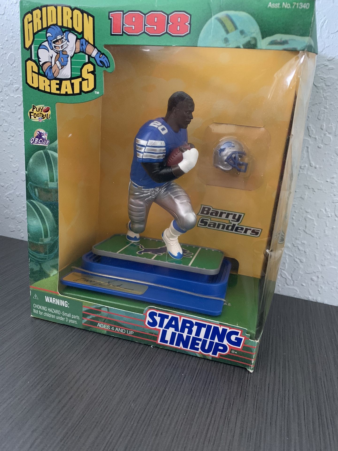 Barry Sanders | Detroit Lions Running Back | Starting Lineup 1998 Collectible action figure