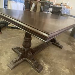 Gorgeous Restored Teak Wood Table