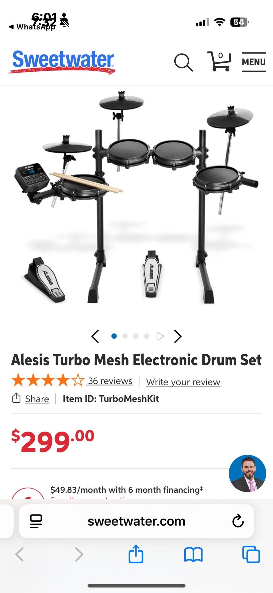 Electric Drum Set 