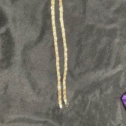 14k gold necklace 18"