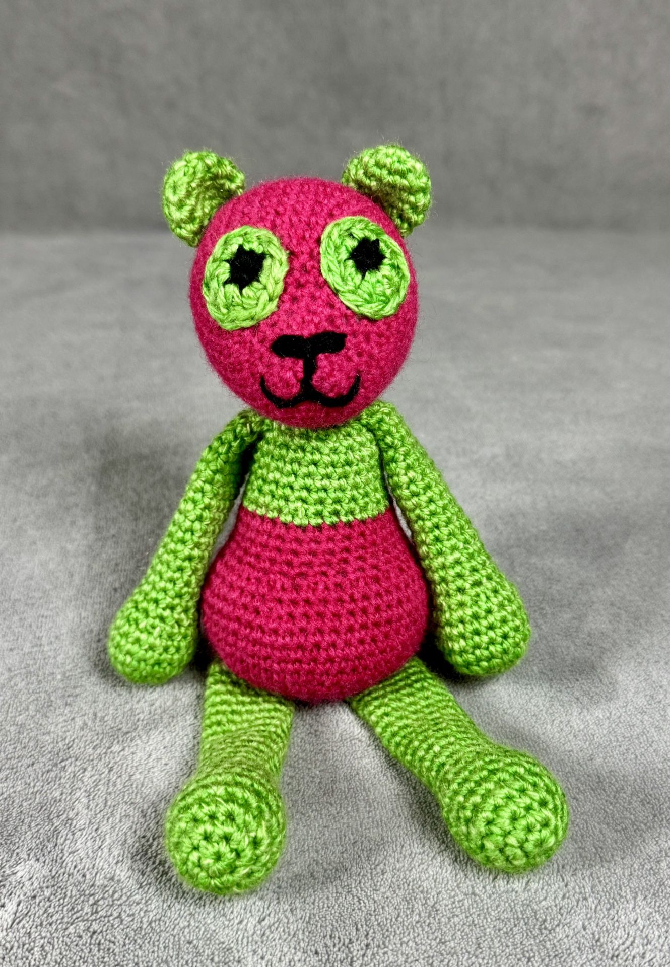 Handmade Stuffed Panda Bear