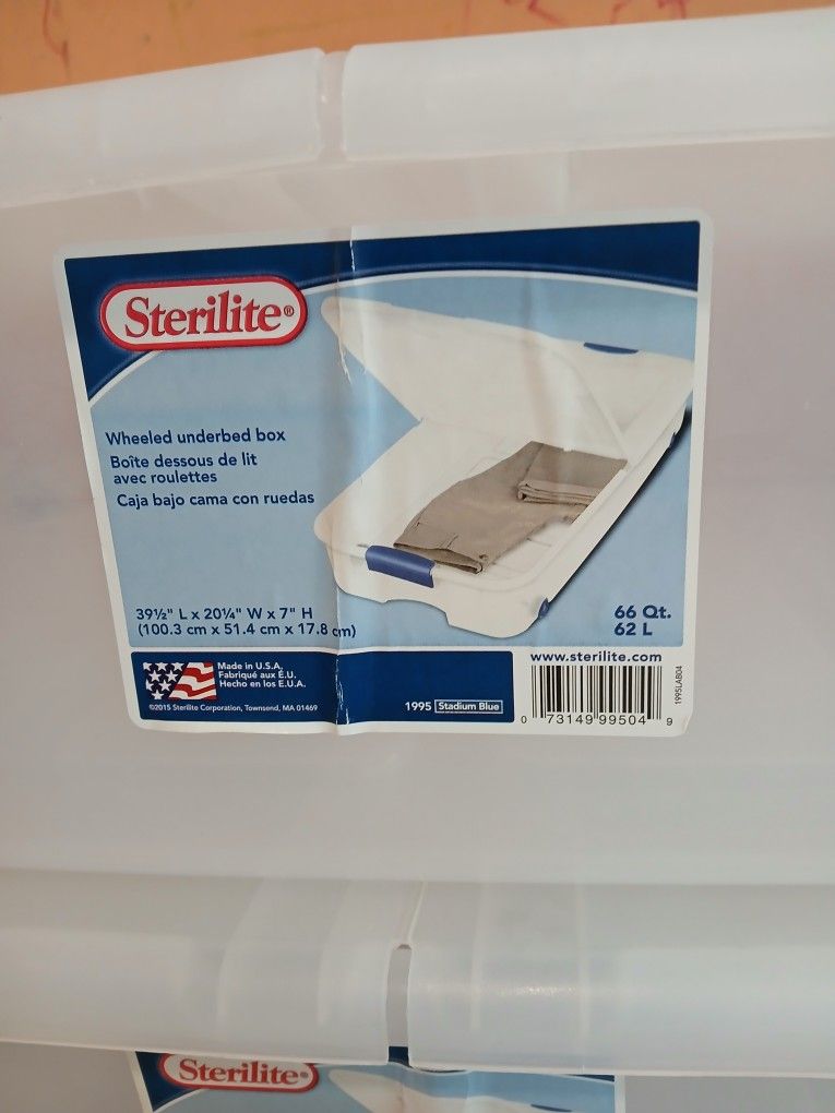 Storage Totes, Under Bed