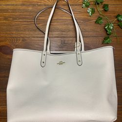 Coach Reversible Tote – Black & Beige - $65
