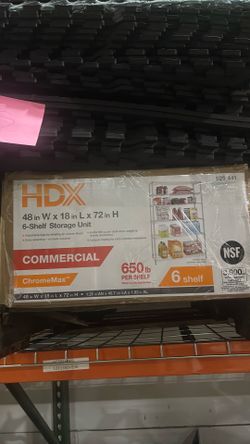 HDX 6-Shelf Heavy Duty Storage Rack