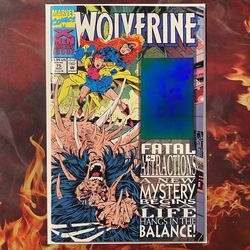 1993 Wolverine #75 (🔑 Adamantium Removed, Blue Hologram Error)
