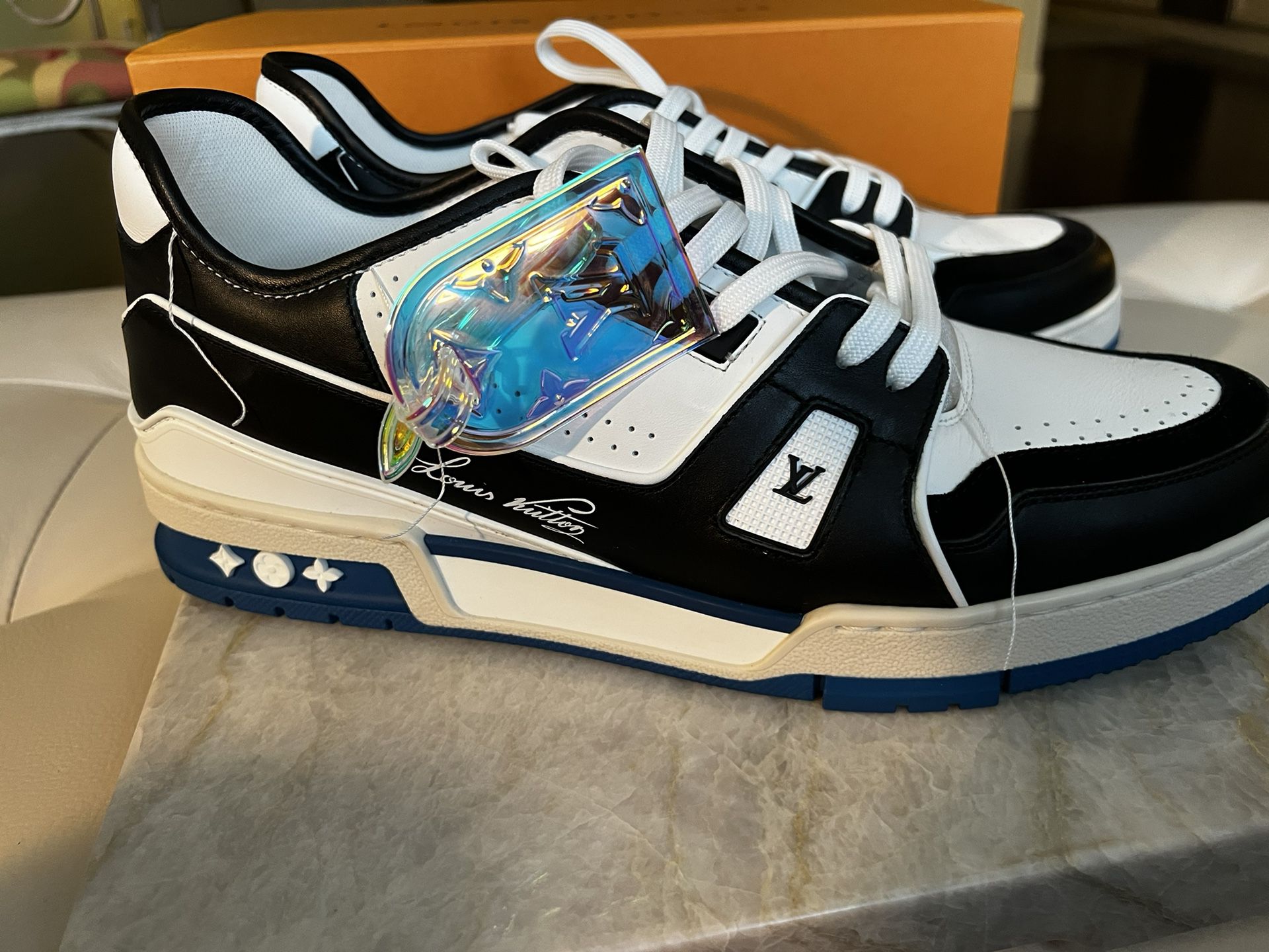 Custom Louis Vuitton X Supreme Adidas Stan Smiths Sze 10 fits 11 for Sale  in Elk Grove, CA - OfferUp