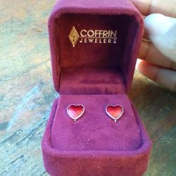 Red Heart Earrings 
