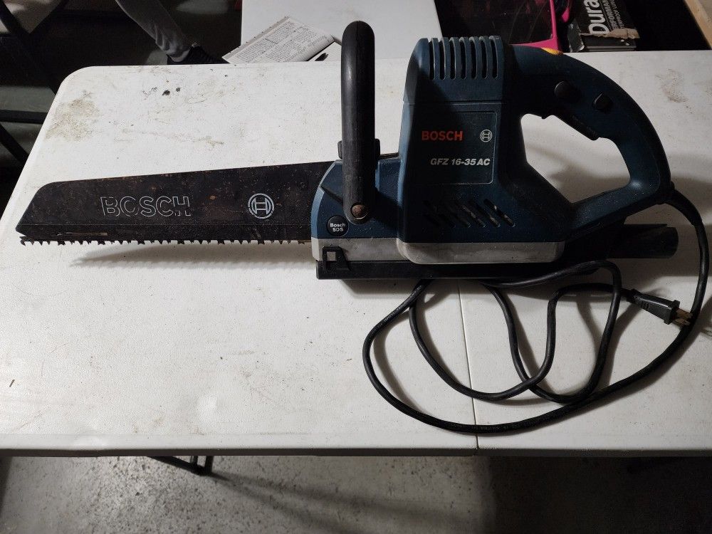 Bosch Foxtail Saw hand saw Made in Germany!Bosch model GFZ 16-35AC foxtail hand saw for sale, this is the awesome European model, made in Germany for