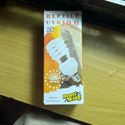 24W UVB bulb for reptiles in good condition