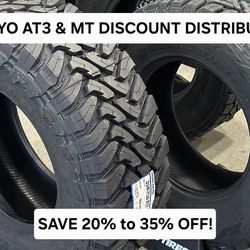 New Toyo Open Country ATIII, RT and MT Discount Warehouse Sale ALL SIZES 15 to 26 Inch