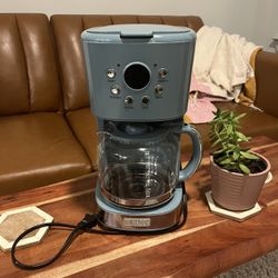 Haden Retro Style Drip Coffee Maker – Blue